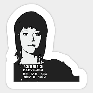 fonda mugshot Sticker